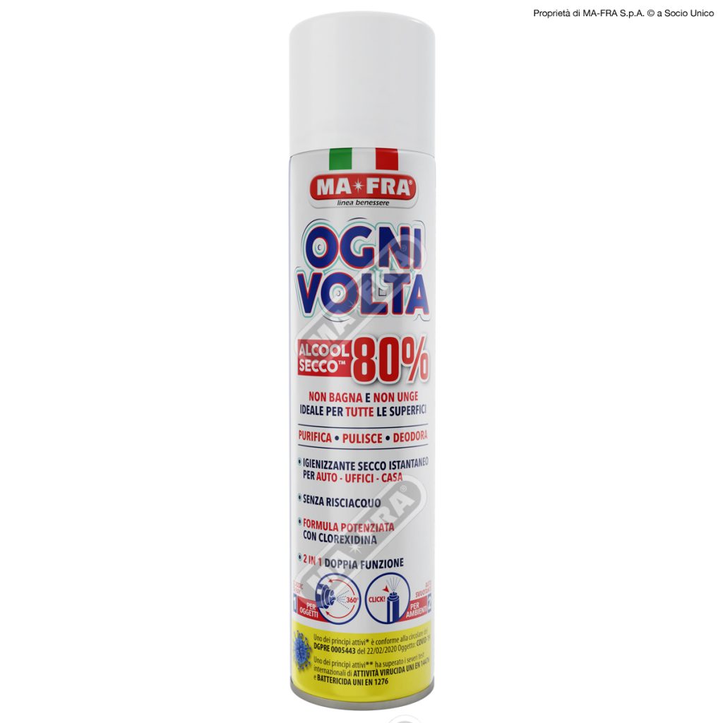 ogni volta spray igienizzante mafra