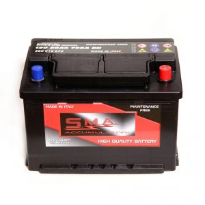 Batteria Avviamento Auto SMA 80Ah / 720A +Dx L3 Rinforzata