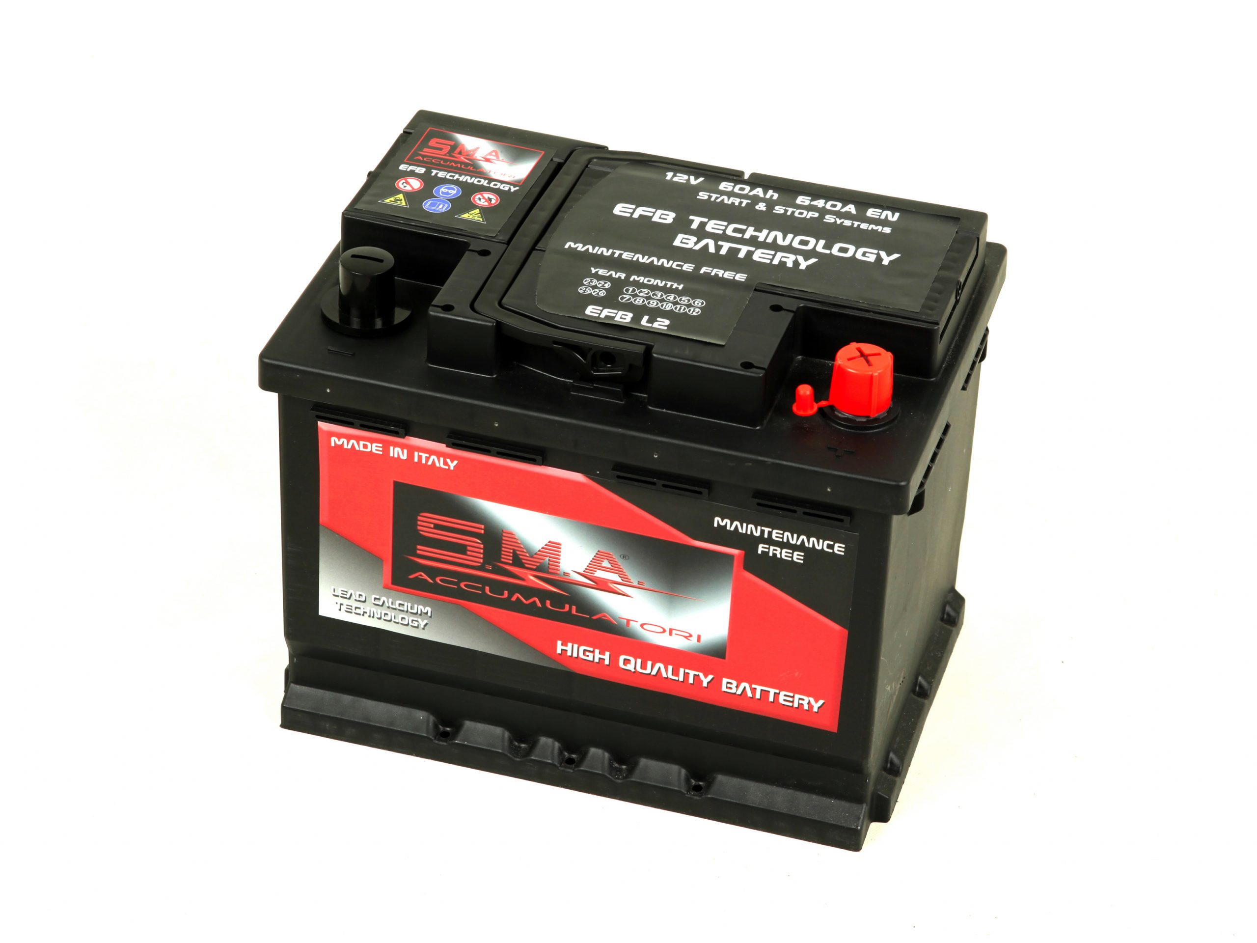 Batterie 12V 60Ah / 640A TBE Stop and Start - Équipement auto